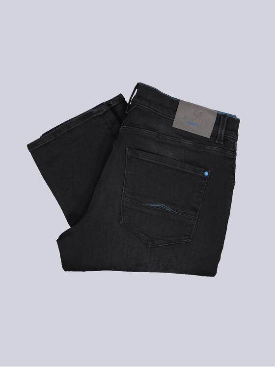 ENGBERS GERMANY Herren Jeans aus edler Baumwolle Schwarz 33726