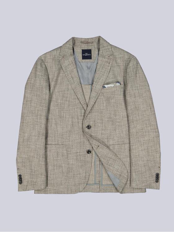 engbers Herren Freizeit-Sakko strukturiert Hellbraun 38400