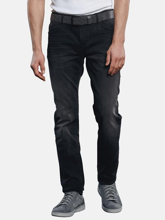 engbers Herren Jeans 5-Pocket Superstretch Schwarz 31449