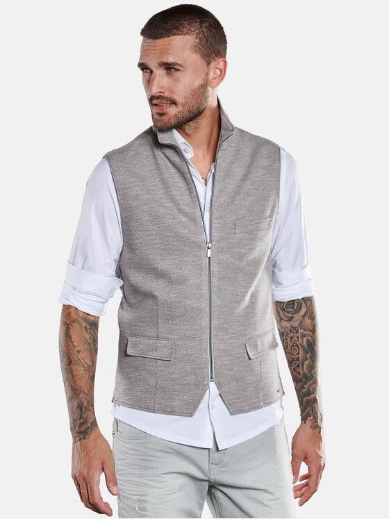 emilio adani Herren Sakkoweste Beige 33752