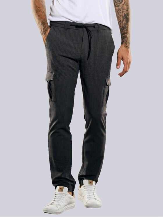 emilio adani Herren Cargohose regular Grau 35244