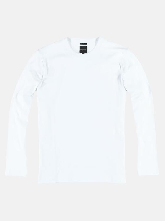 engbers Herren Langarm-Shirt "My Favorite" Reinweiss 32808