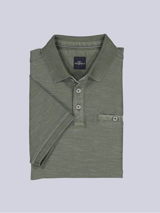 engbers Herren Polo-Shirt strukturiert Oliv 38981