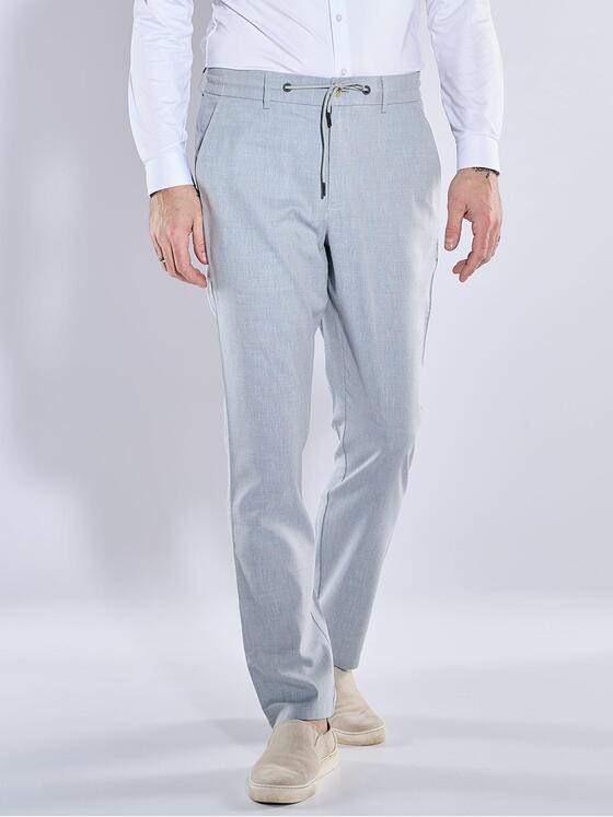 emilio adani Herren Anzug-Hose slim fit Blau 38463