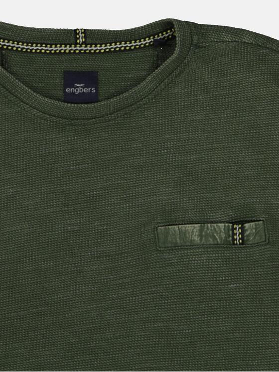 engbers Herren Langarm-Shirt uni Grün 37076