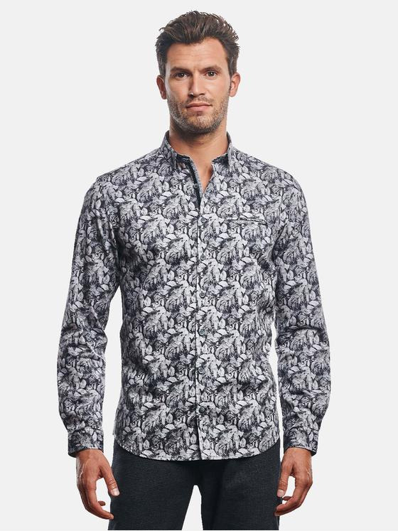 engbers Herren Hemd langarm Granitgrau 30993