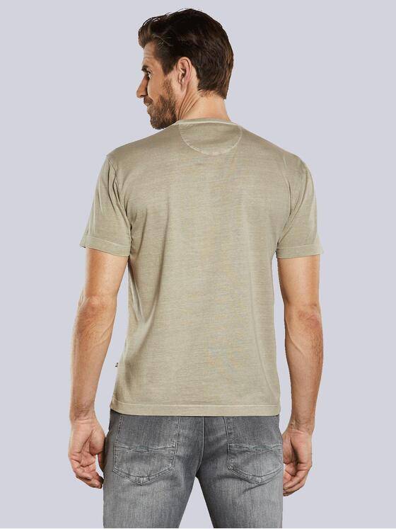 ENGBERS GERMANY Herren T-Shirt mit Print Beige 34526