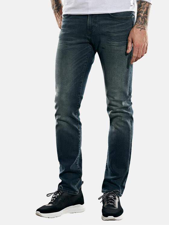 emilio adani Herren Jeans 5-Pocket Blau 31891