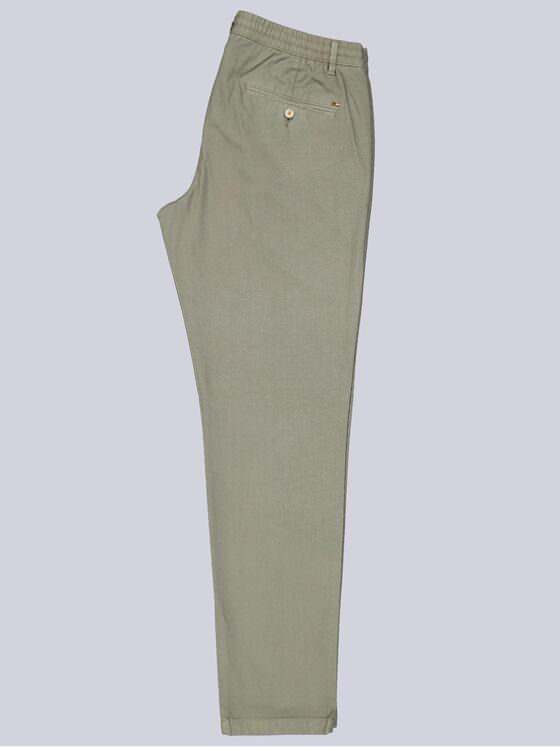 emilio adani Herren Chino regular Grün 39000