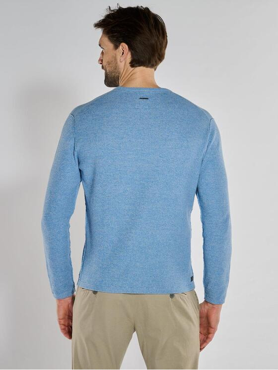 engbers Herren Pullover uni Blau 36848
