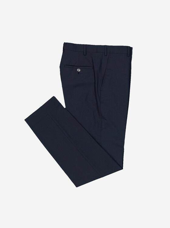 emilio adani Herren Anzug-Hose slim fit Indigoblau 36481