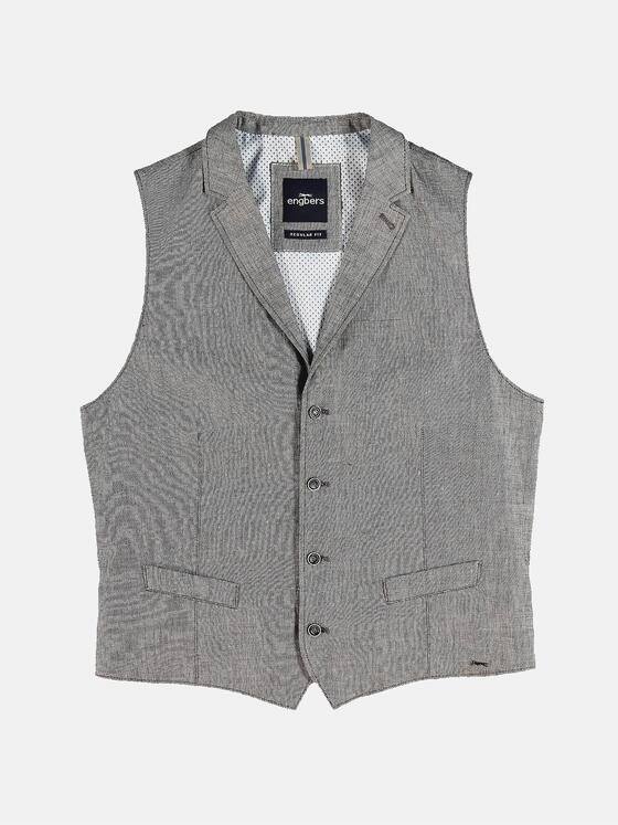 engbers Herren Hochwertige Sakko-Weste Hellgrau 31507