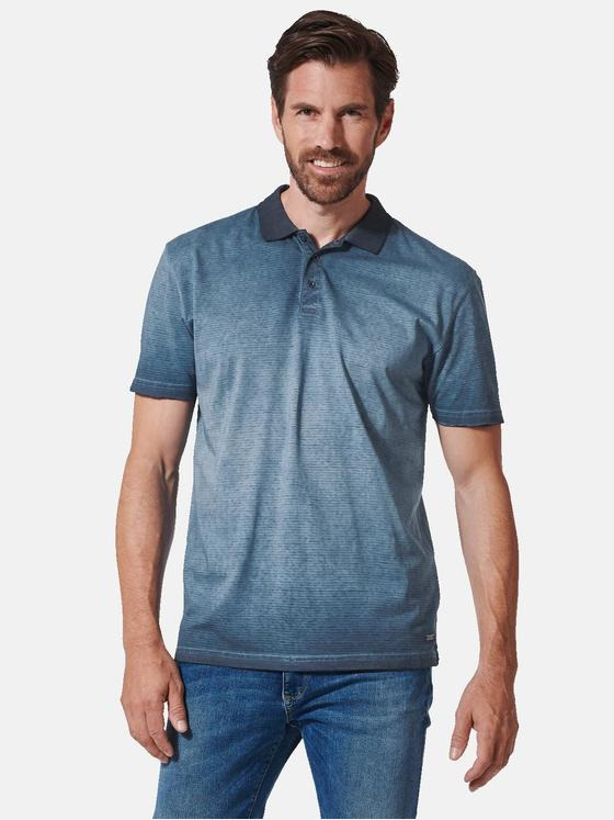 engbers Herren Polo-Shirt regular Blau 35068