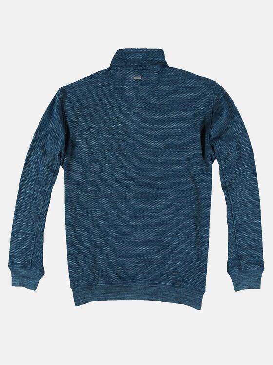 engbers Herren Sportliches Rugby-Shirt Petrolblau 30268