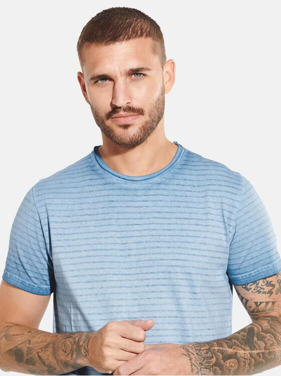 emilio adani Herren T-Shirt rundhals Türkis 31726