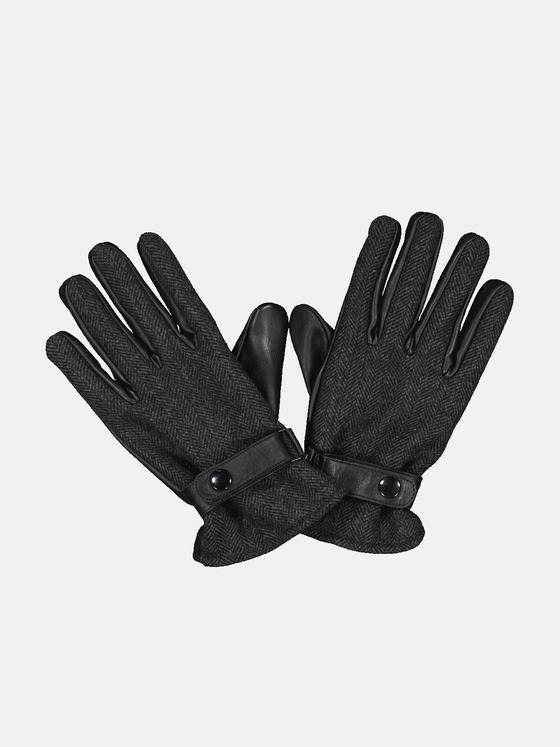 engbers Herren Lederhandschuhe Schwarz 32133