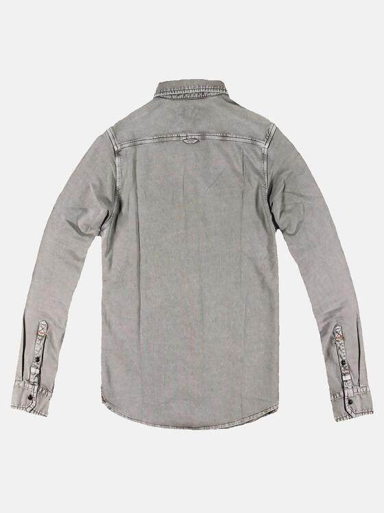 emilio adani Herren Innovatives Langarm-Poloshirt Braun 30202