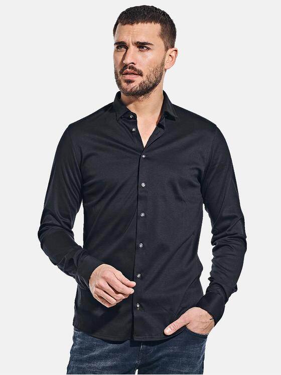 emilio adani Herren Hemd aus der "My Favorite" Kollektion Schwarz 32987