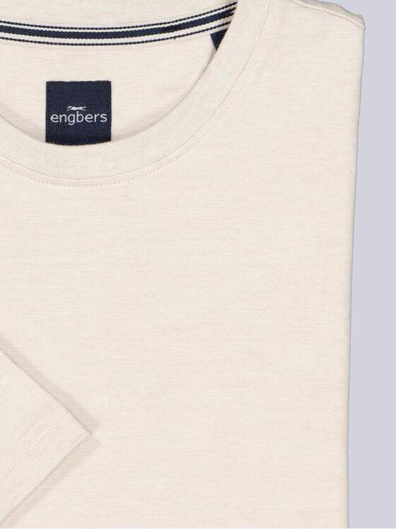 engbers Herren T-Shirt regular Beige 38700