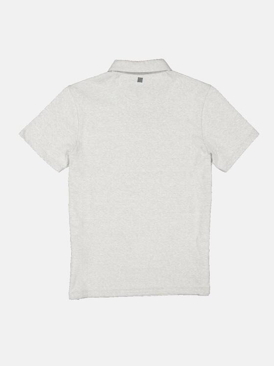 ENGBERS GERMANY Herren Polo-Shirt mit Leinen Grau 35081