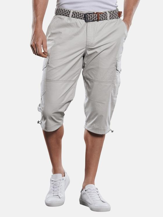 engbers Herren Funktionale Capri-Hose mit Cargo Taschen Ecru 29841
