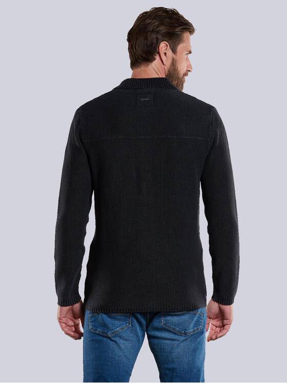 engbers Herren Cardigan strukturiert Grau 34136