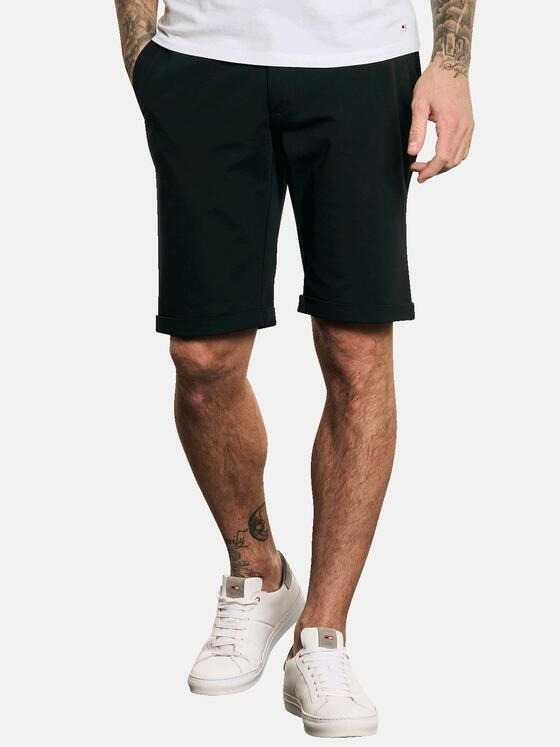 emilio adani Herren High-Stretch Bermuda Schwarz 32634