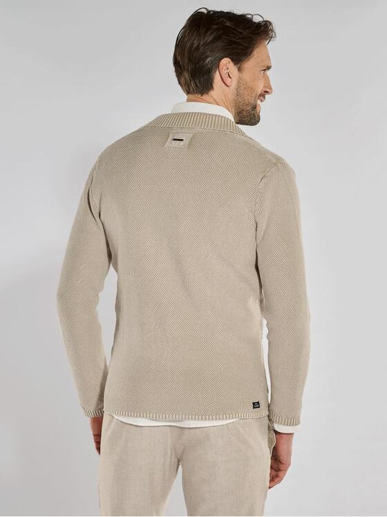 engbers Herren Strick-Sakko strukturiert Beige 36692