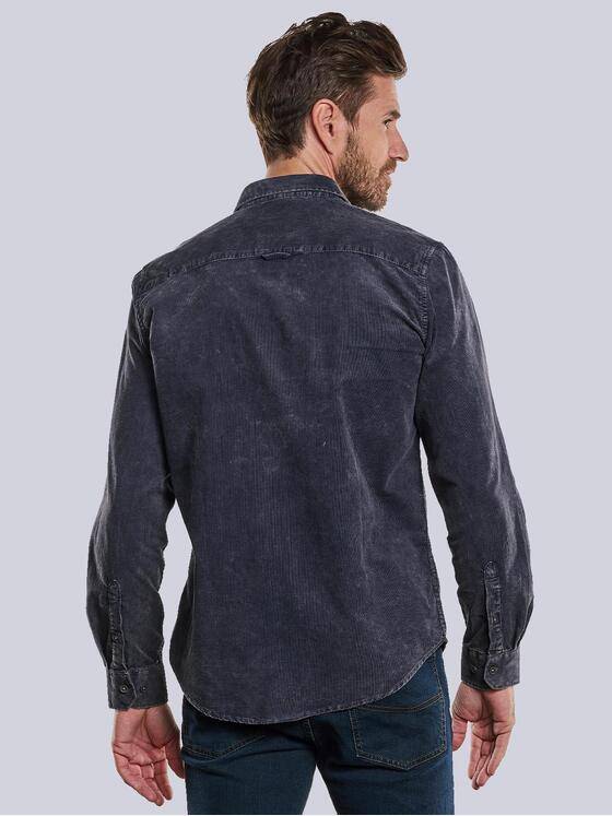 engbers Herren Hemd uni Blau 33707
