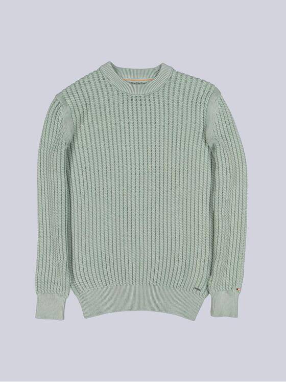 emilio adani Herren Rundhals Pullover Hellgruen 40046