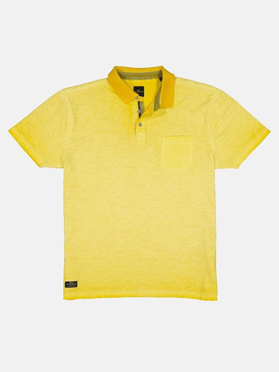 engbers Herren Polo-Shirt leicht meliert Zitronengelb 33146