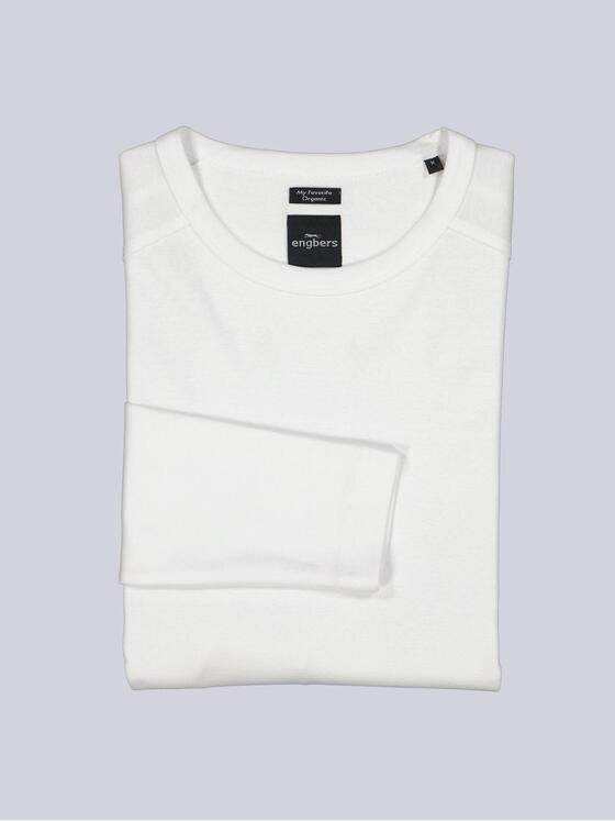 engbers Herren Langarm-Shirt "My Favorite" organic Reinweiss 38784