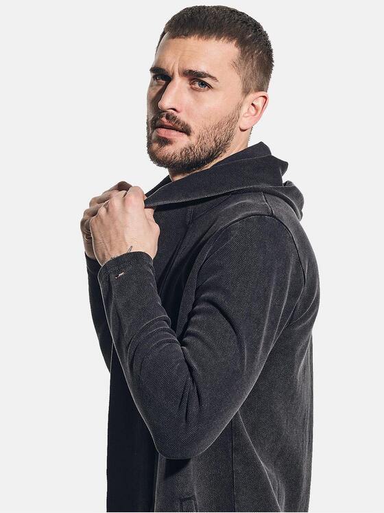 emilio adani Herren Sweatshirt Schwarz 31134