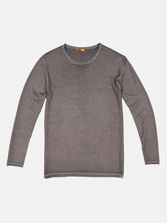 emilio adani Herren Pullover aus feiner Merino-Wolle Braun 33354