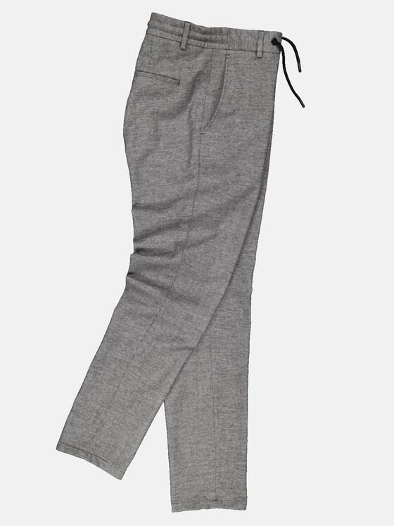 emilio adani Herren Hose mit Kordelzug am Bündchen Grau 32314