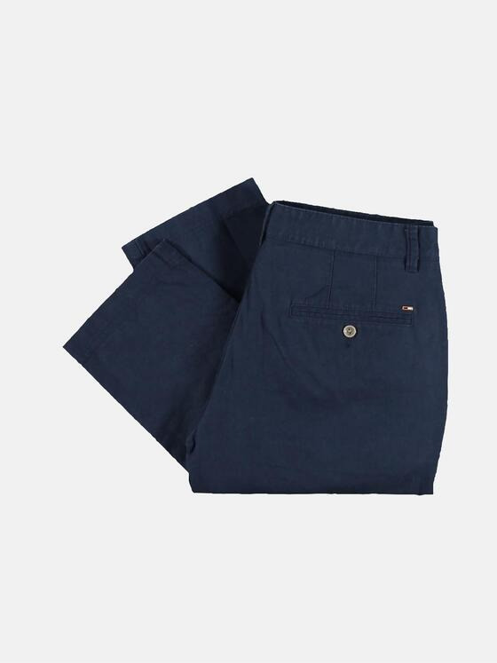 emilio adani Herren Modische Leinenhose mit softem Warengriff Blau 29834