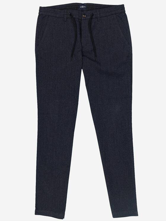 engbers Herren Chino mit Tunnelzug Saphirblau 38115