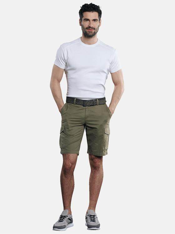 engbers Herren Bermuda mit seitlichen Taschen Khaki 32375
