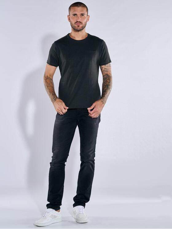 emilio adani Herren Basic-Shirt "My Favorite" Schwarz 36234