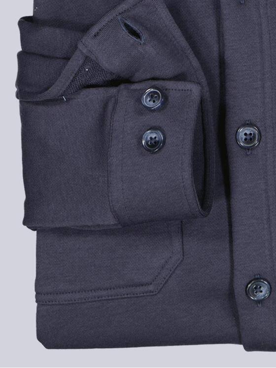 emilio adani Herren Overshirt uni Blau 39207