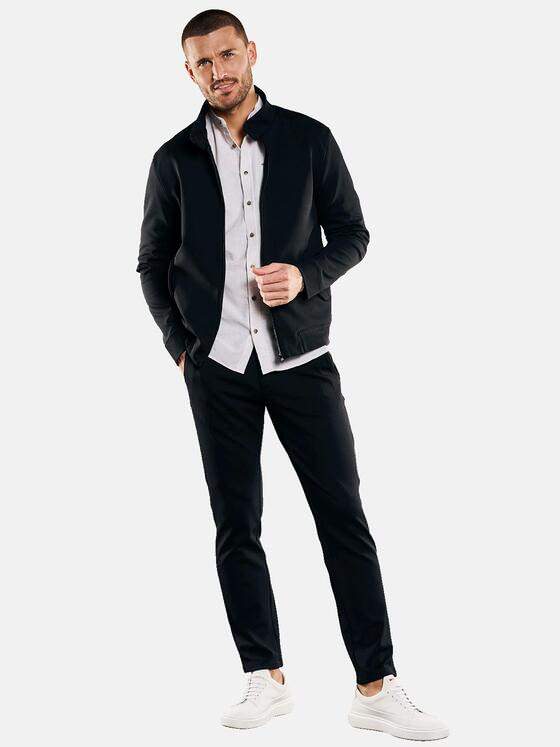 emilio adani Herren Blouson-Jacke Super-Stretch Schwarz 32973