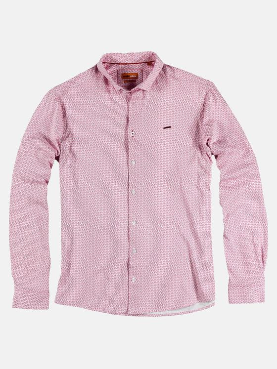 emilio adani Herren softes Hemd mit frischen Farbton Violett 28927