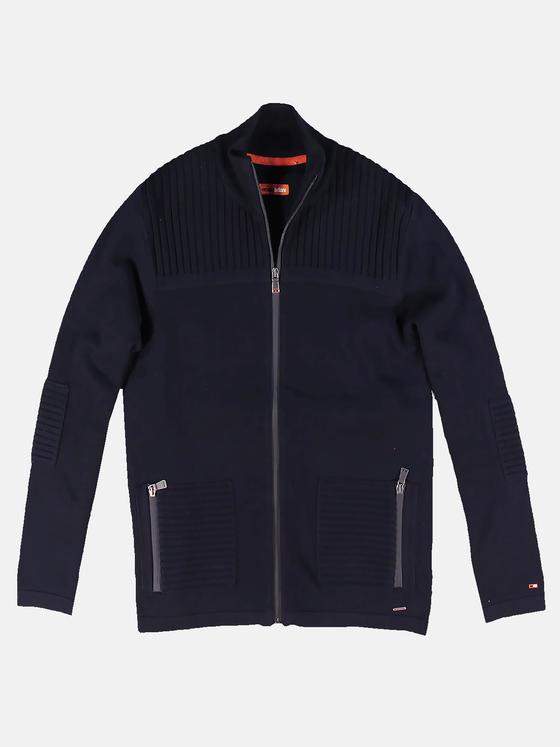 emilio adani Herren Strickjacke Blau 31006