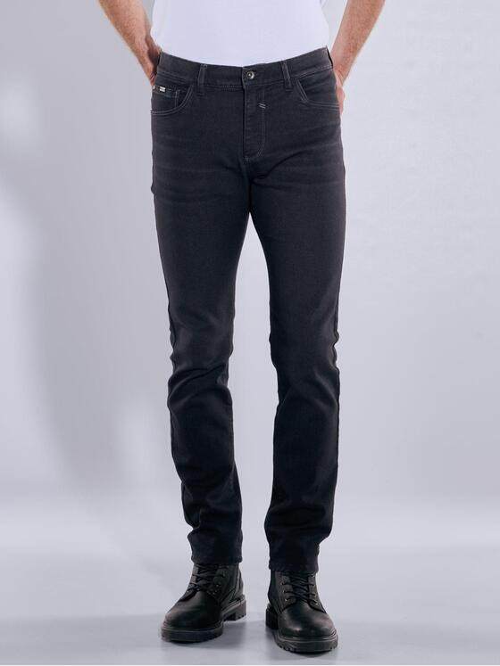 engbers Herren Super-Stretch-Jeans slim fit Schwarz 37626