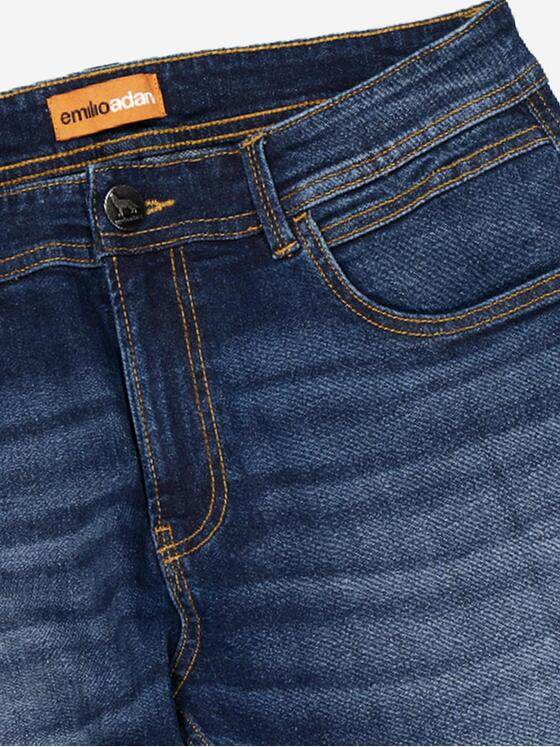 emilio adani Herren Super-Stretch-Jeans slim fit Blau 37400