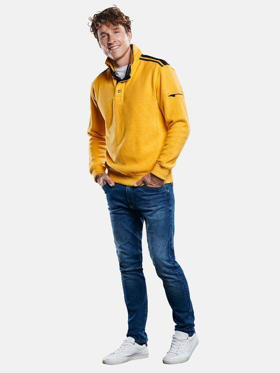 engbers Herren Auffälliges Sweatshirt Gelb 30943