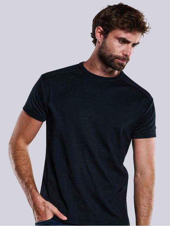 engbers Herren Basic-Shirt "My Favorite" organic Schwarz 34379