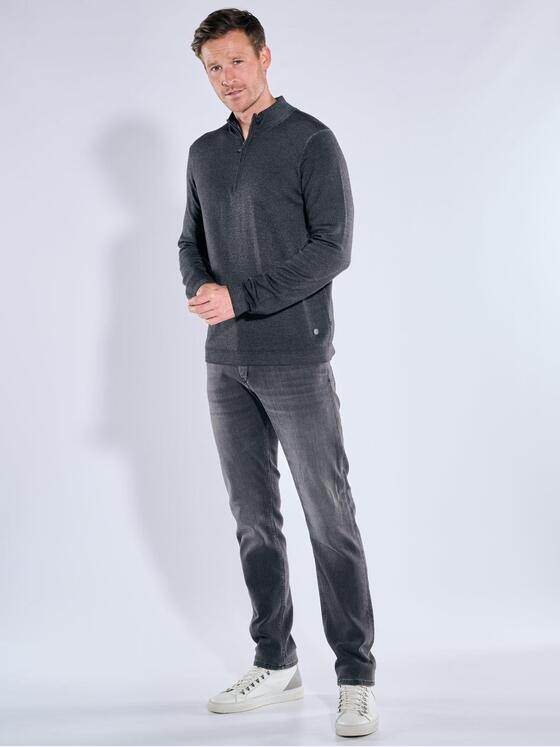 ENGBERS GERMANY Herren Pullover mit Merinowolle Anthrazit 39625