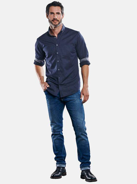 engbers Herren Hemd "My Favorite" Blau 30635