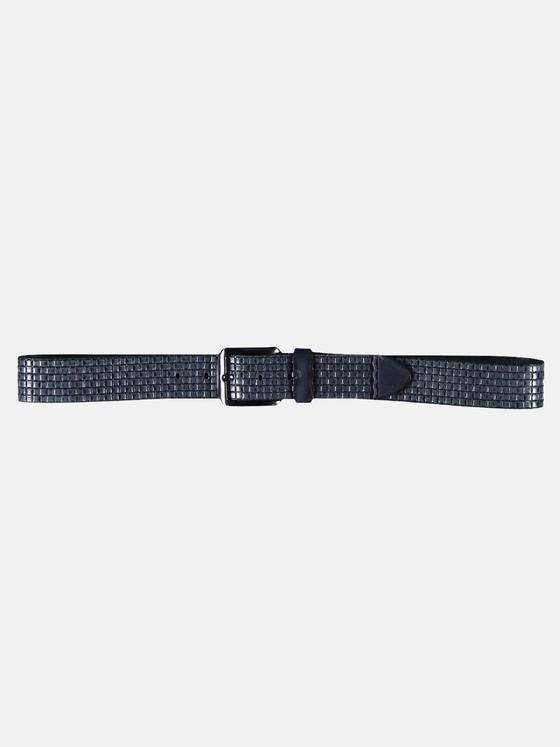 emilio adani Herren Ledergürtel Blau 29497